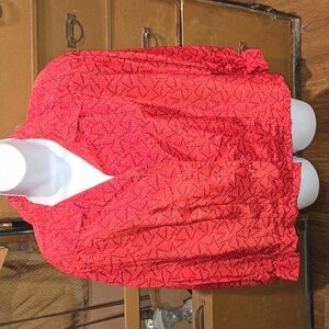 OSCAR DE LA RENTA EXPRESSIONS blouse.  #6035